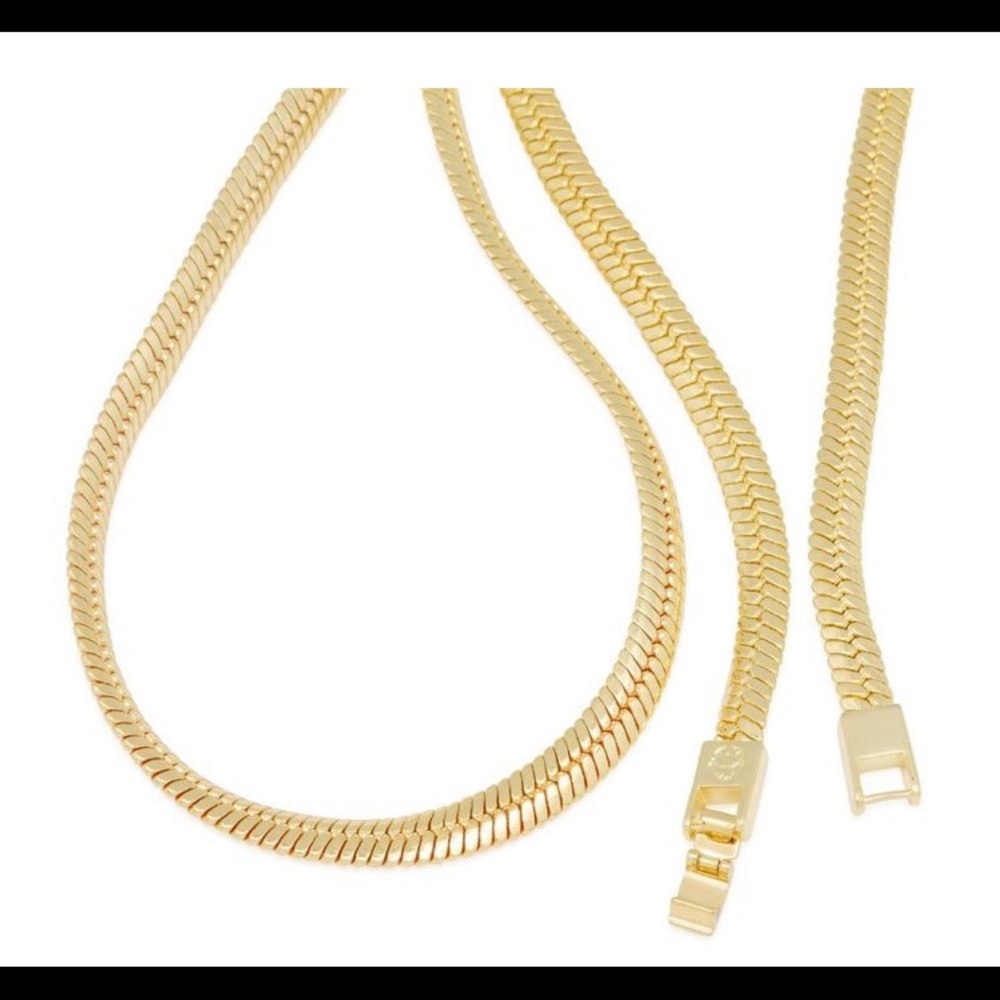 8MM 14K Gold Thick Herringbone Chain